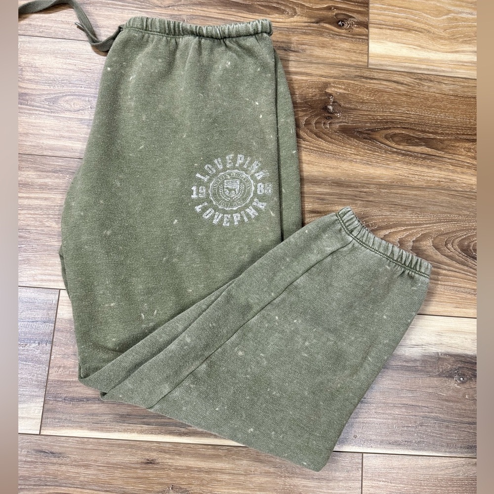 Ladies PINK by Victoria secret sweatpants/joggers size XL